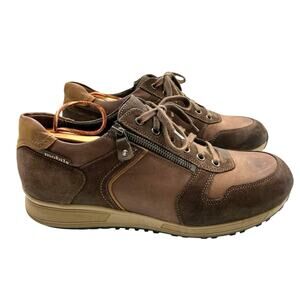 Mobil’s Mephisto Leather Sneakers Coffee/Nature Brown 8